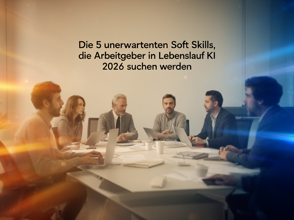 Die 5 unerwarteten Soft Skills, die Arbeitgeber in Lebenslauf KI 2026 suchen werden